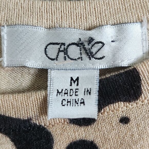 Cache Viscose/Lycra Tank Top, Animal Print, Size M - Picture 5 of 8